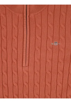 Damen Strickpullover mit Troyer-Kragen