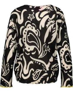 Damen Strickpullover mit Leinen