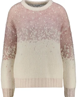Damen Strickpullover mit Wolle und Alpaka
