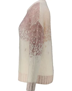 Damen Strickpullover mit Wolle und Alpaka