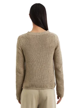 Damen Strickpullover mit Bio-Baumwolle Slim Fit