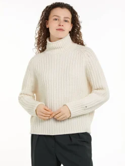 Damen Strickpullover mit Recycling-Wolle