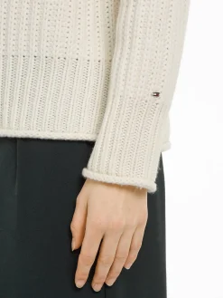 Damen Strickpullover mit Recycling-Wolle