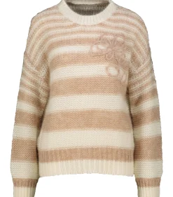 Damen Strickpullover mit Wolle und Mohair