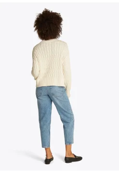 Damen Strickpullover SOFT COTTON CABLE