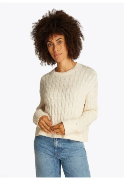 Damen Strickpullover SOFT COTTON CABLE