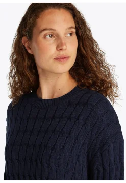 Damen Strickpullover SOFT COTTON CABLE