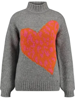 Damen Strickpullover WKN HEART Relaxed Fit