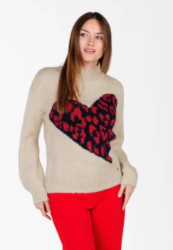 Damen Strickpullover WKN HEART Relaxed Fit