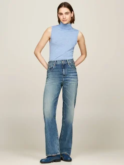 Damen Stricktop aus Merinowolle Slim Fit