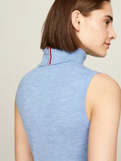 Damen Stricktop aus Merinowolle Slim Fit