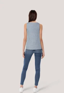 Damen Stricktop mit Baumwolle