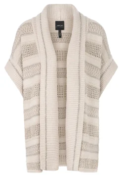 Damen Strickweste lang mit Kaschmir