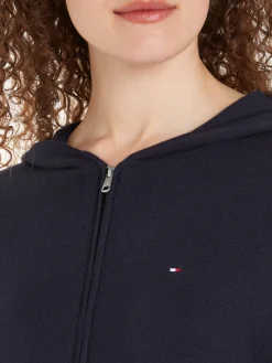 Damen Sweatjacke aus Baumwolle CO JERSEY STITCH Relaxed Fit