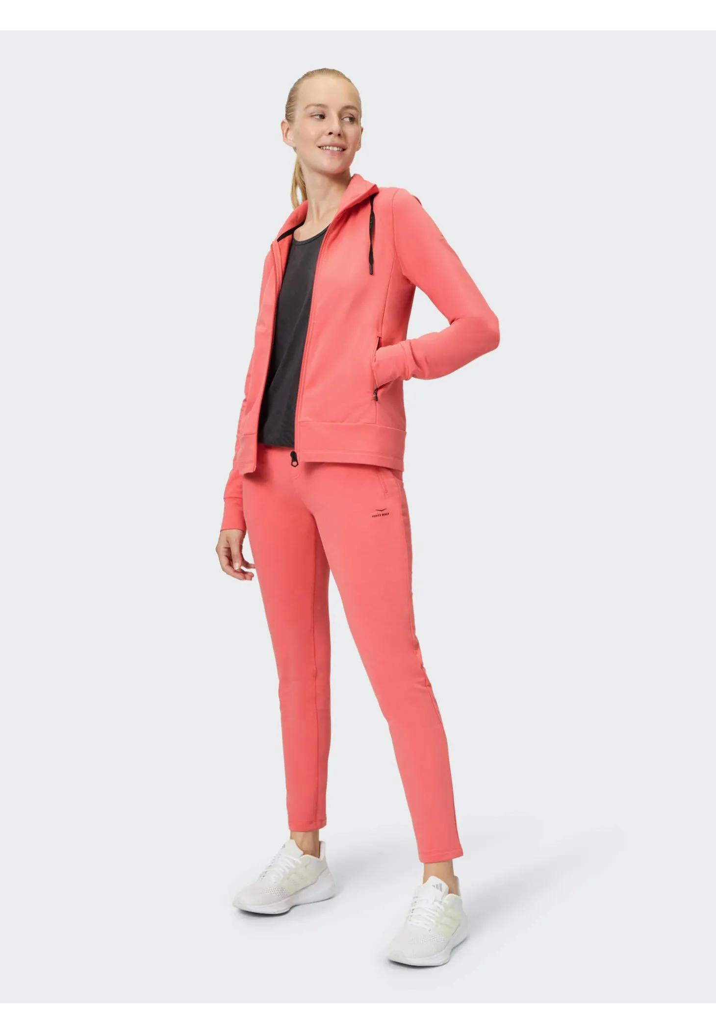 Damen Sweatjacke FLORENCE mit Stehkragen