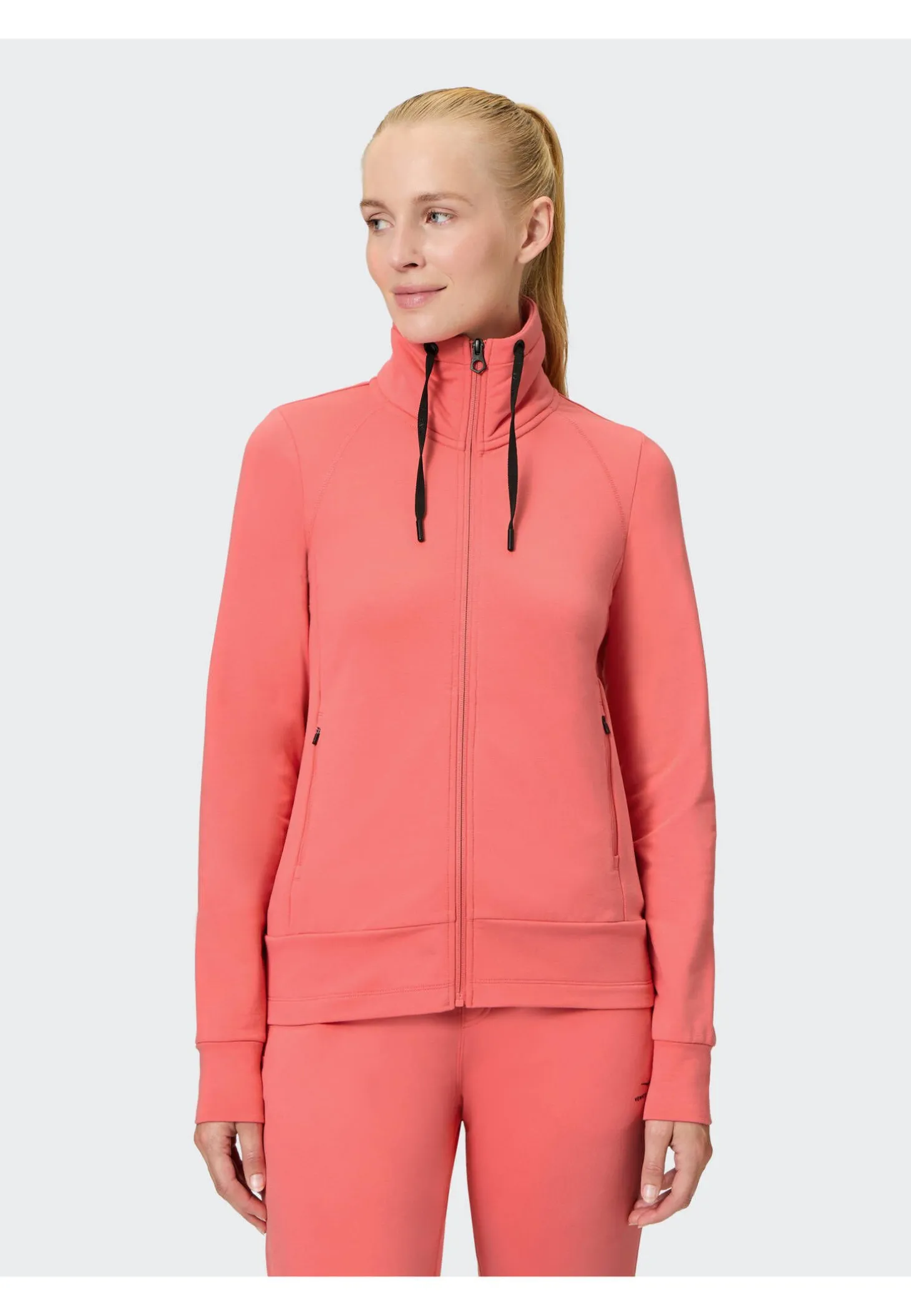 Damen Sweatjacke FLORENCE mit Stehkragen