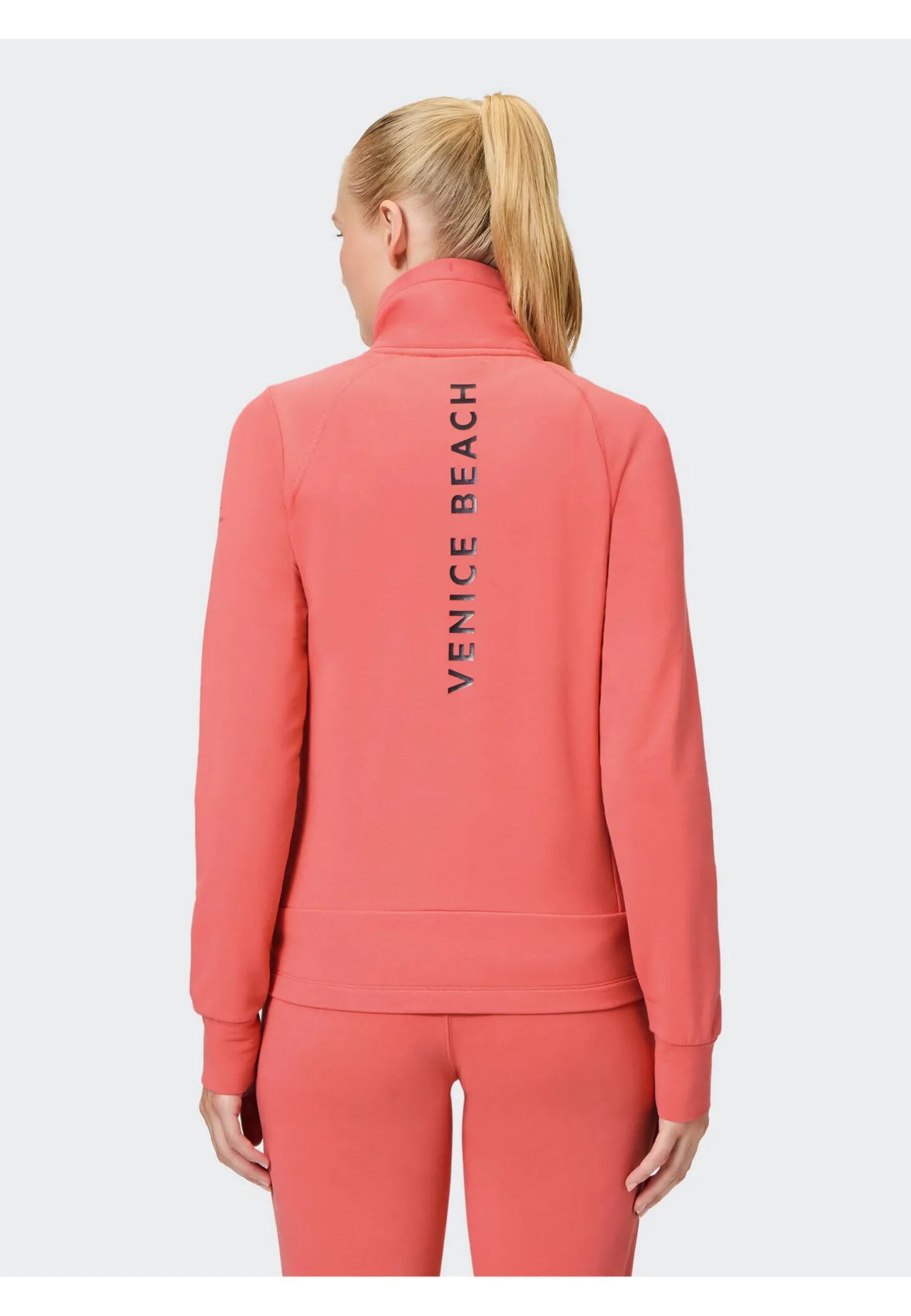 Damen Sweatjacke FLORENCE mit Stehkragen