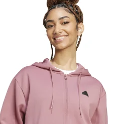 Damen Sweatjacke mit Kapuze FUTURE ICONS 3-STREIFEN