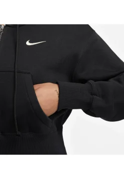 Damen Sweatjacke mit Kapuze PHOENIX FLEECE Cropped Fit