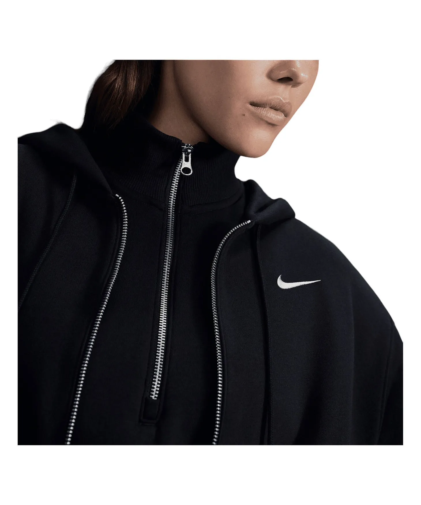 Damen Sweatjacke PHOENIX mit Kapuze Oversized Fit