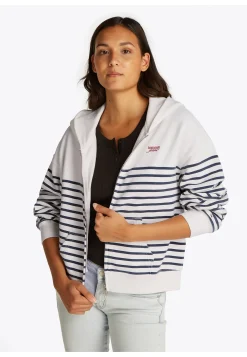 Damen Sweatjacke TJW BXY SCRIPT LOGO ZIP THRU