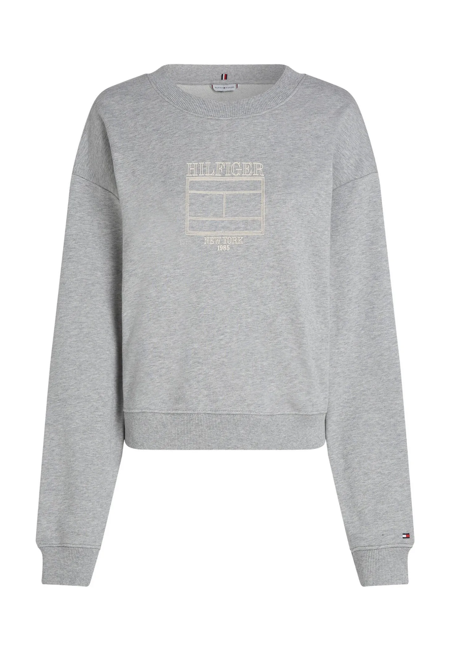 Damen Sweatshirt BOXY OUTLINE FLAG Relaxed Fit