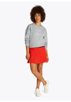 Damen Sweatshirt BOXY OUTLINE FLAG Relaxed Fit