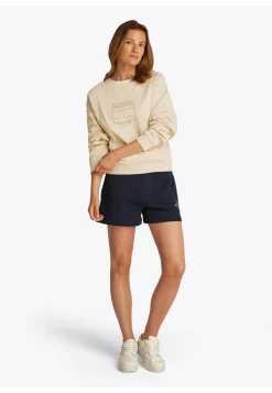 Damen Sweatshirt BOXY OUTLINE FLAG Relaxed Fit