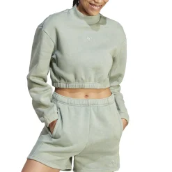 Damen Sweatshirt Cropped