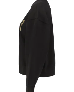 Damen Sweatshirt mit Glitzer-Logo