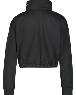 Damen Sweatshirt mit Logo-Tape Cropped Fit