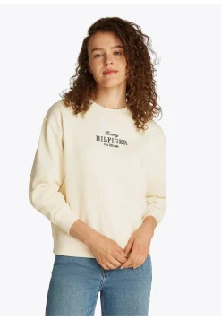 Damen Sweatshirt mit Logostickerei