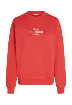 Damen Sweatshirt mit Logostickerei