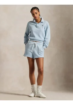 Damen Sweatshirt mit Polokragen