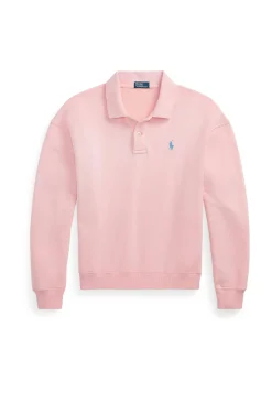 Damen Sweatshirt mit Polokragen