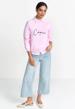 Damen Sweatshirt mit Schriftzug