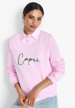Damen Sweatshirt mit Schriftzug