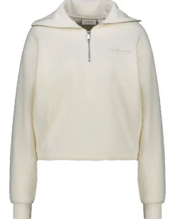 Damen Sweatshirt SHERPA mit Troyerkragen Relaxed Fit