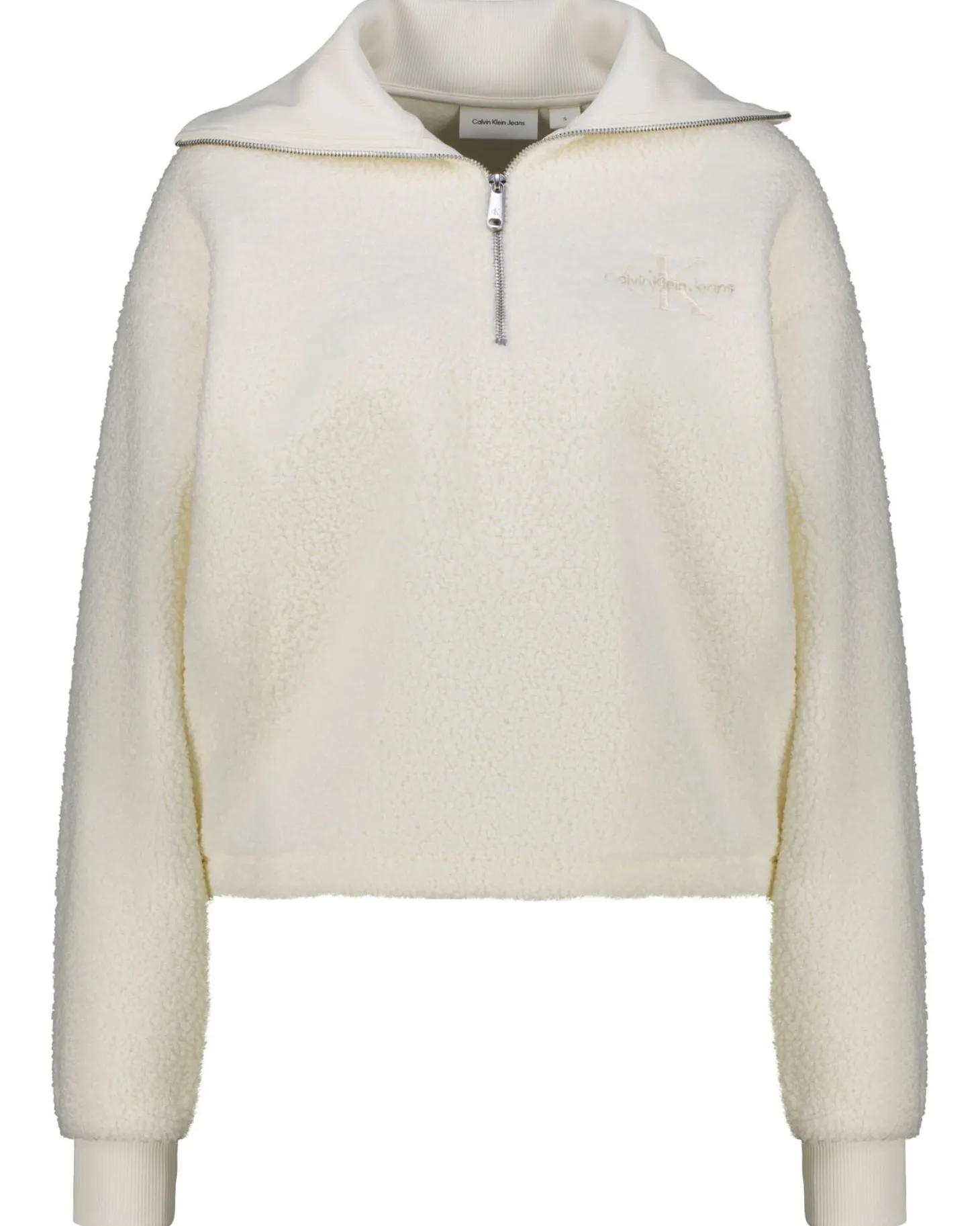 Damen Sweatshirt SHERPA mit Troyerkragen Relaxed Fit