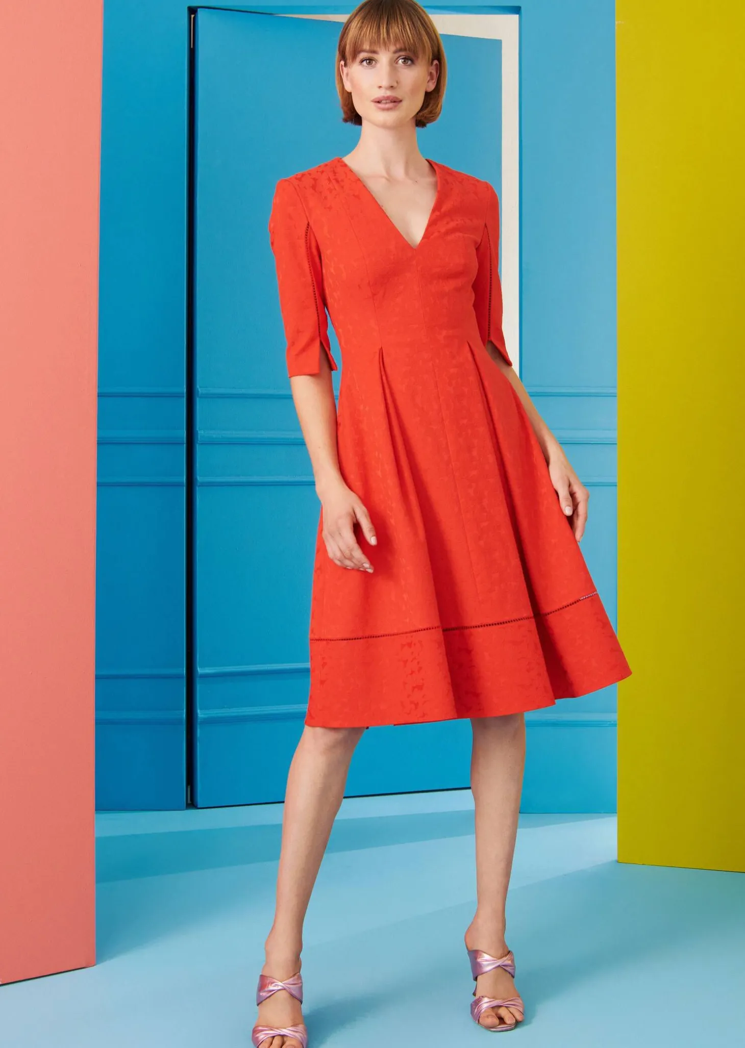 Damen Tageskleid PETUNIA COTTON JACQUARD