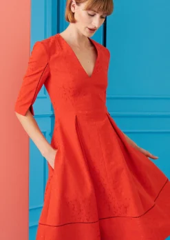 Damen Tageskleid PETUNIA COTTON JACQUARD