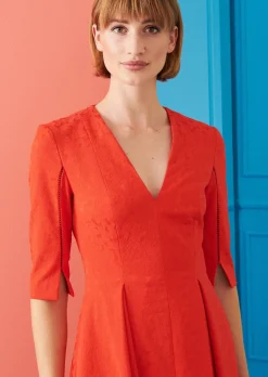 Damen Tageskleid PETUNIA COTTON JACQUARD