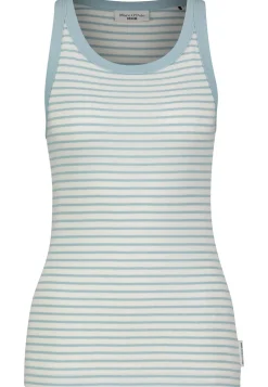 Damen Tanktop aus geripptem Jersey Slim Fit
