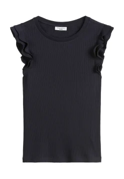 Damen Top mit Volants