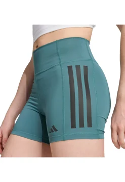 Damen Trainingsleggings 1/4 3-Streifen OPTIME SHORTS