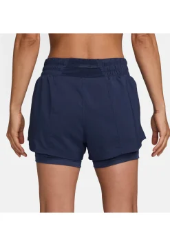 Damen Trainingsshorts NIKE ONE DRI-FIT MID RISE 3in 2in1 Regular Fit