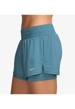 Damen Trainingsshorts NIKE ONE DRI-FIT MID RISE 3in 2in1 Regular Fit