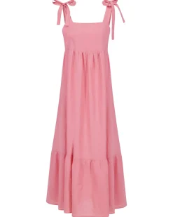 Damen Trägerkleid aus Leinen