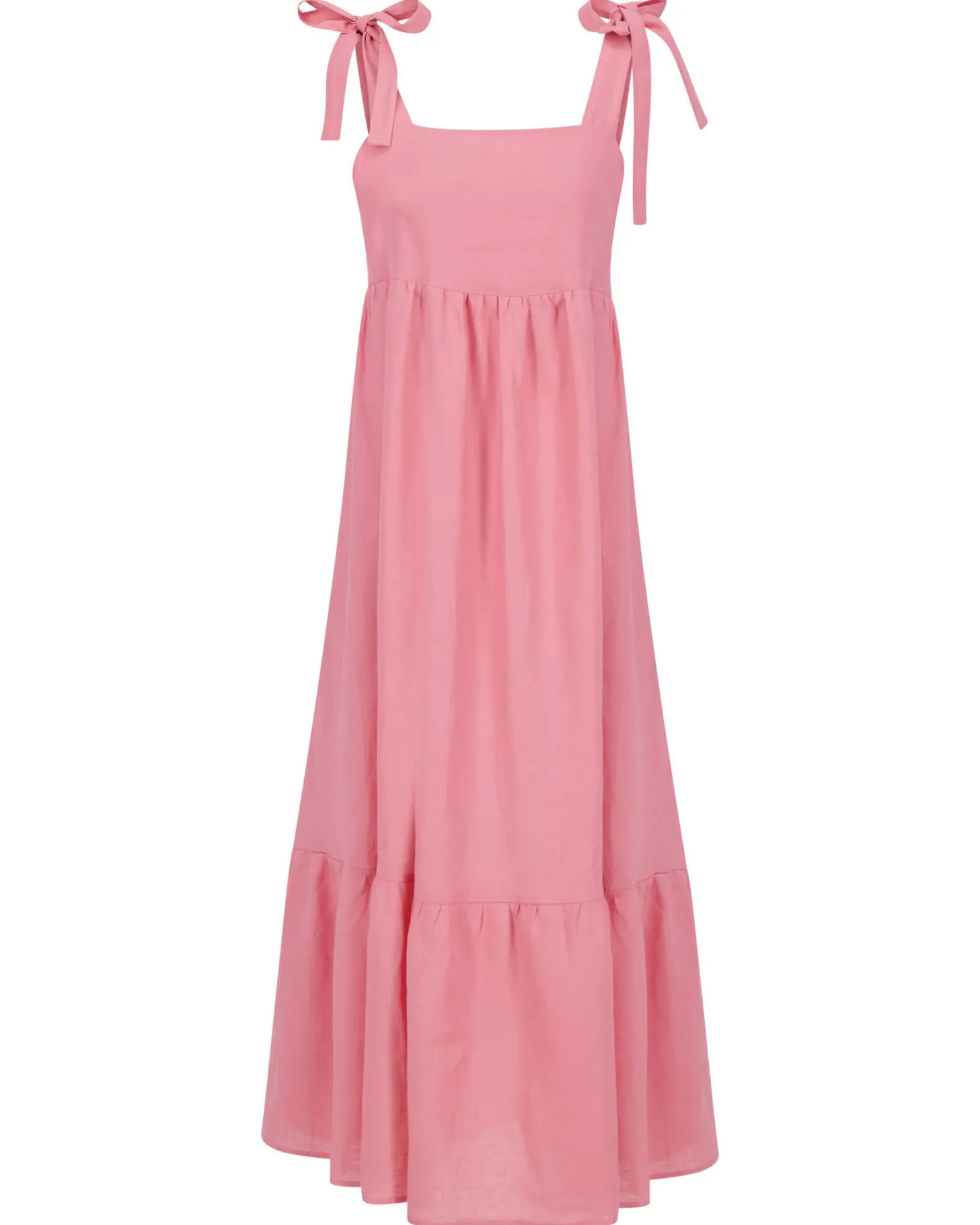 Damen Trägerkleid aus Leinen