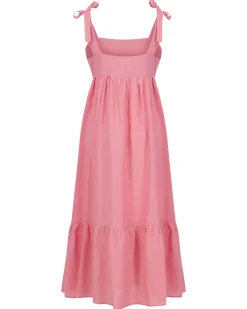 Damen Trägerkleid aus Leinen